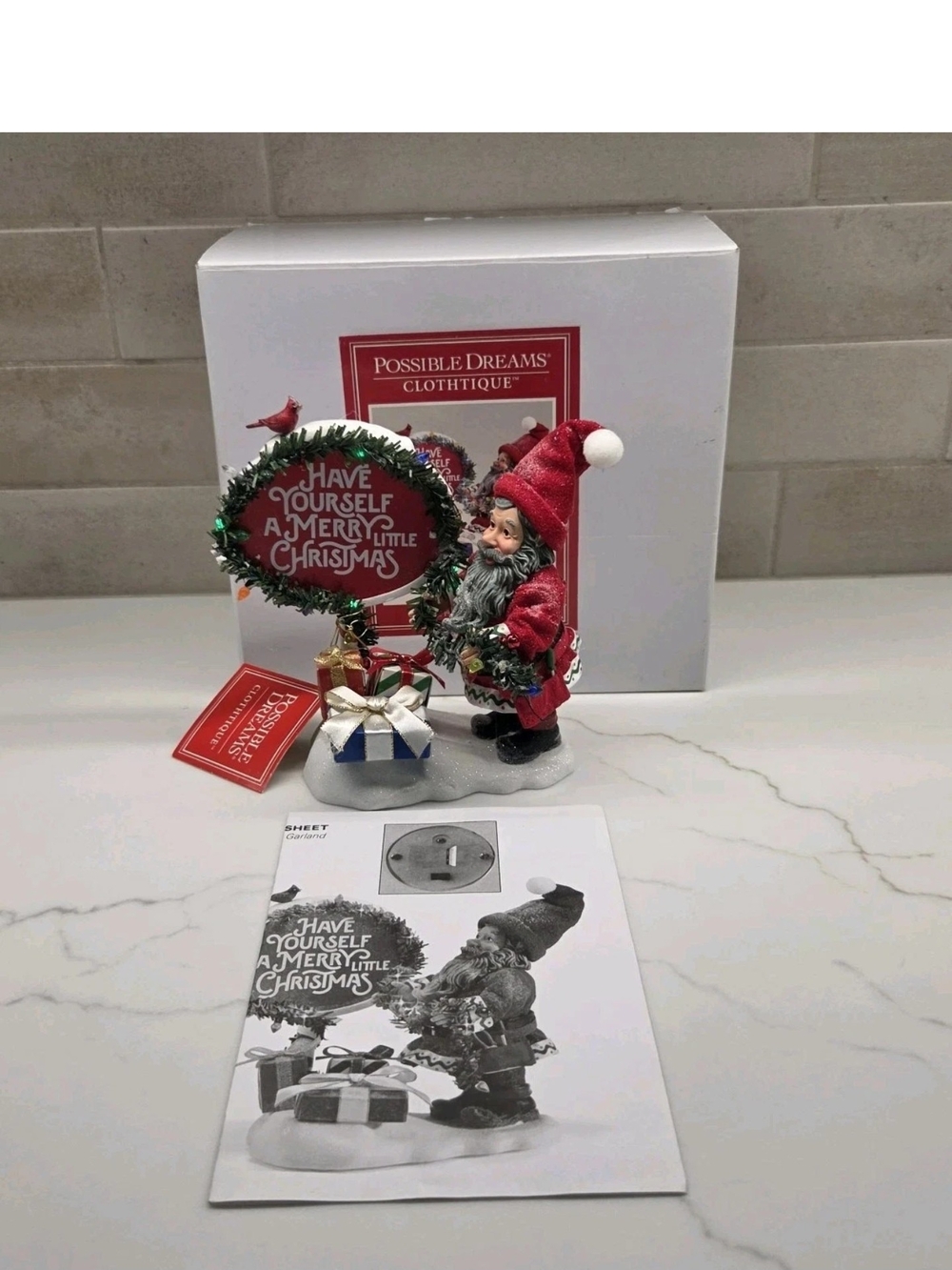 Possible Dreams Clothtique Department 56 6003866 All Ready Elf Lights Figure